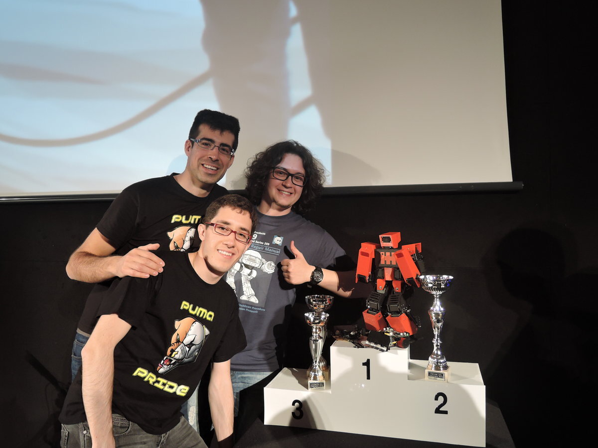 The team with the trophies