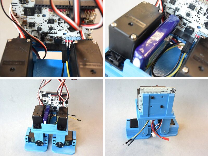 Connecting the battery
