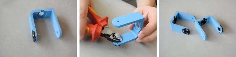Assembling the legs
